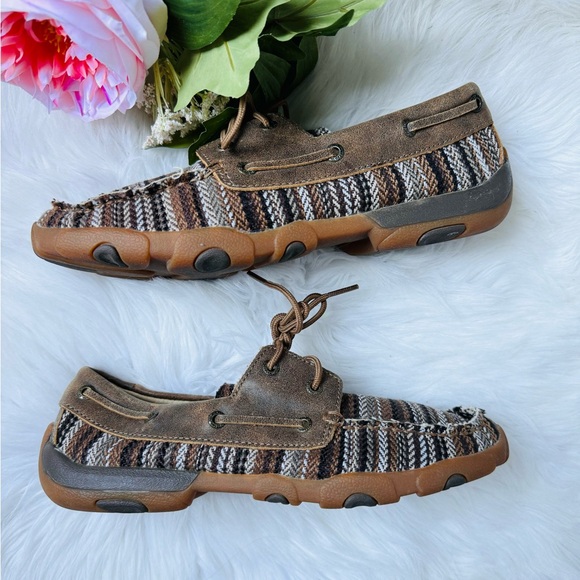 Twisted X Driving Leather Moccasins - Picture 5 of 9